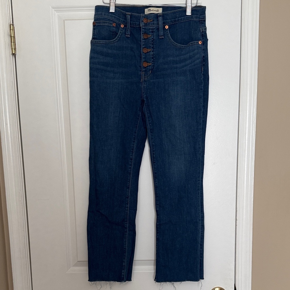 Madewell Cali Demi-Boot Button-Fly Jeans